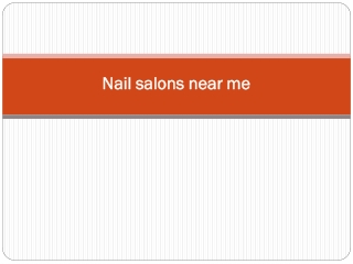 Nail salons near me