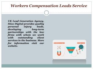 Workers Compensation Leads Service