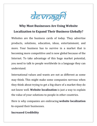 Why Most Businesses Are Using Website Localization to Expand Their Business Globally