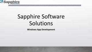 Windows App Development Services | Windows Application Developer India, USA