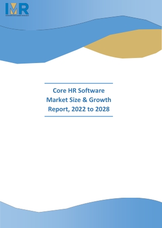 core HR software market
