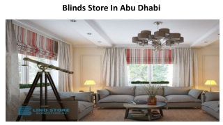 Blinds Store In Abu Dhabi
