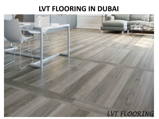 LVT FLOORING IN DUBAI