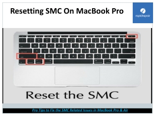 Resetting SMC On MacBook Pro