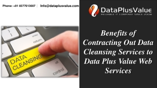 Why Select Us for Data Cleansing Services?