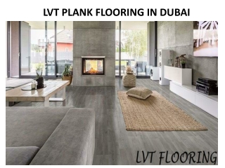 LVT PLANK FLOORING IN DUBAI