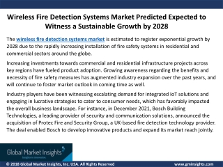 Wireless Fire Detection Systems Market