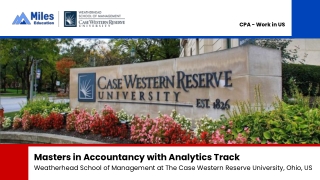 Masters in Accountancy with Analytics Track