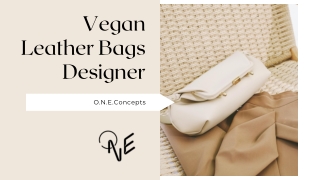 Vegan Designer Bags