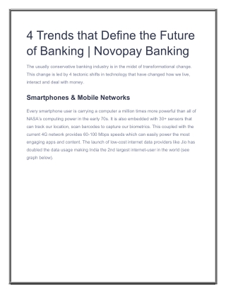 4 Trends that Define the Future of Banking