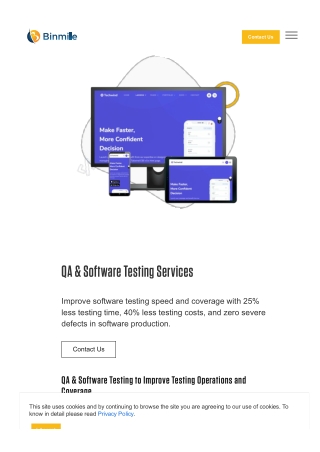 Software Quality Assurance | Binmile