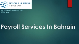 Bahrain regulations on company payroll and employee wages