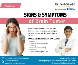 Signs & Symptoms of Brain Tumor