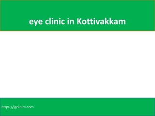 eye clinic in Kottivakkam