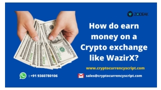 How do earn money on a Crypto Exchange like WazirX
