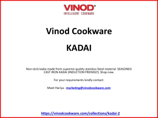 KADAI - Vinod Cookware