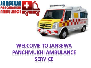 Advanced Medical Gadgets Ambulance in Hatia and Dhanbad by Jansewa Panchmukhi