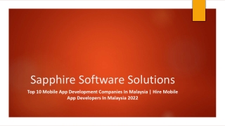 Top 10 Mobile App Development Companies In Malaysia-Hire Mobile App Developers In Malaysia 2022