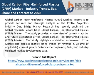 Global Carbon Fiber-Reinforced Plastics (CFRP) Market