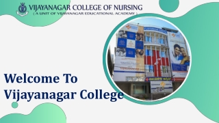 Top 10 Nursing Colleges in Bangalore - Vijayanagar College of Nursing