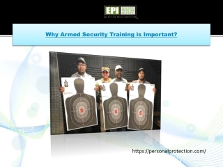 Why Armed Security Training is Important
