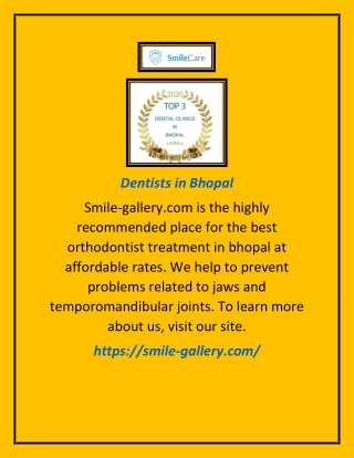 Dentists in Bhopal