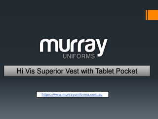 Hi Vis Superior Vest with Tablet Pocket - murrayuniforms.com.au