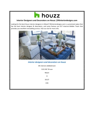 Interior Designers and Decorators on Houzz |Dltinteriordesigns.com