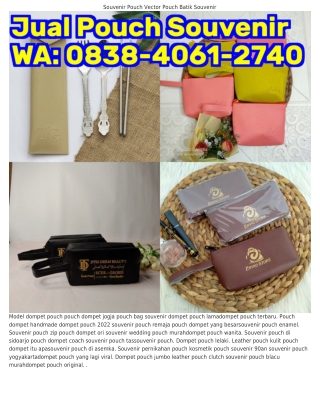 Ô838–ᏎÔᏮI–2ᜪᏎÔ (WA) Souvenir Pouch Surabaya Pola Dompet Pouch