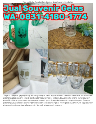 Ö8౩l·ㄐl8Ö·lᜪᜪㄐ (WA) Harga Souvenir Gelas Kecil Souvenir Gelas Kaleng