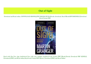 (READ)^ Out of Sight [EBOOK PDF]