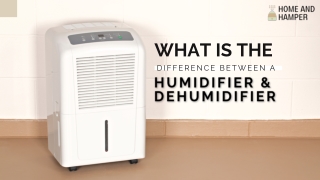 What is the Difference Between a Humidifier and a Dehumidifier