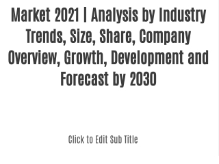 Aluminum Pigment  Market 2021 | Analysis by Industry Trends, Size, Share, Company Overview, Growth, Development and Fore