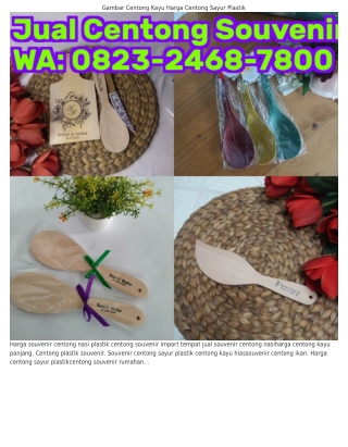 Ô8ᒿ౩-ᒿ4Ꮾ8-78ÔÔ (WA) Centong Souvenir Yang Bagus Souvenir Centong Warung