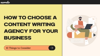 How to Choose A Content Writing Agency for Your Business