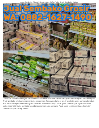 0882.1Ϭ2ᜪ.1Կ90 (WA) Distributor Sembako Resmi Jakarta Pusat Grosir Sembako Garut