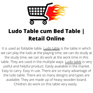 Ludo Table cum Bed Table  Retail Online (3)