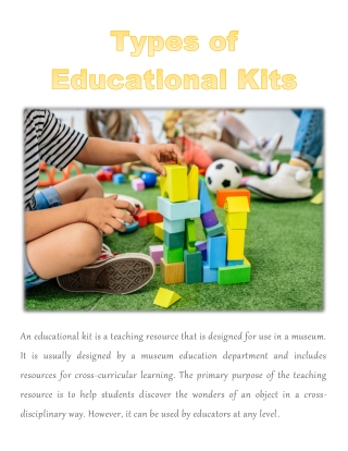 Types of Educational Kits