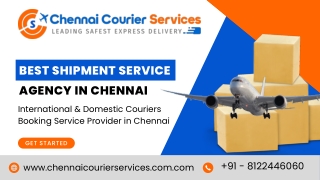 Chennai Courier Services Courier Booking Agent in Chennai