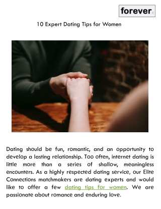 10 Expert Dating Tips for Women