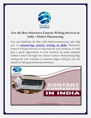 Get the Best Outsource Content Writing Services in India