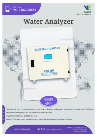 Online Single Parameter Water Analyzer COD,BOD
