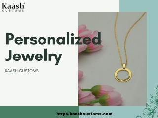 Collection of Personalized Jewelry