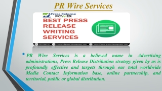 Pr Wire Services