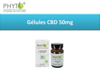 Gélules CBD 50mg