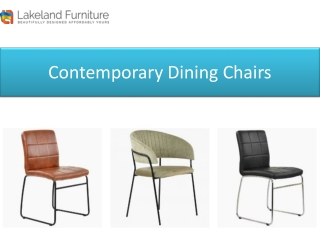 Contemporary Dining Chairs