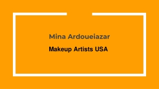 Makeup Services | Pro Makeup Artist & Hairstylist | Mina Ardoueiazar's