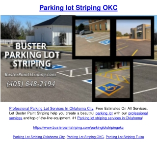 Parking lot Striping OKC