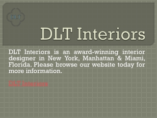DLT Interiors | DLT Interiors