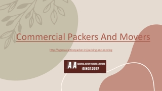Commercial Packers And Movers